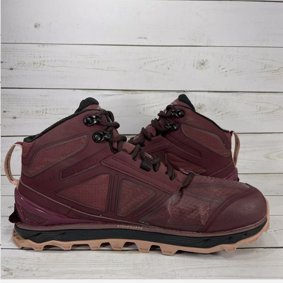 ALTRA Lone Peak All Weather Waterproof Women’s size 9 hiking boots shoes - Picture 4 of 10